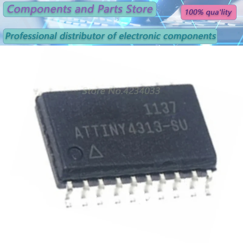 1PCS   ATTINY4313-SU  ATTINY4313-S  ATTINY431  SOP20  new100%  ATTIN  Y4313-SU