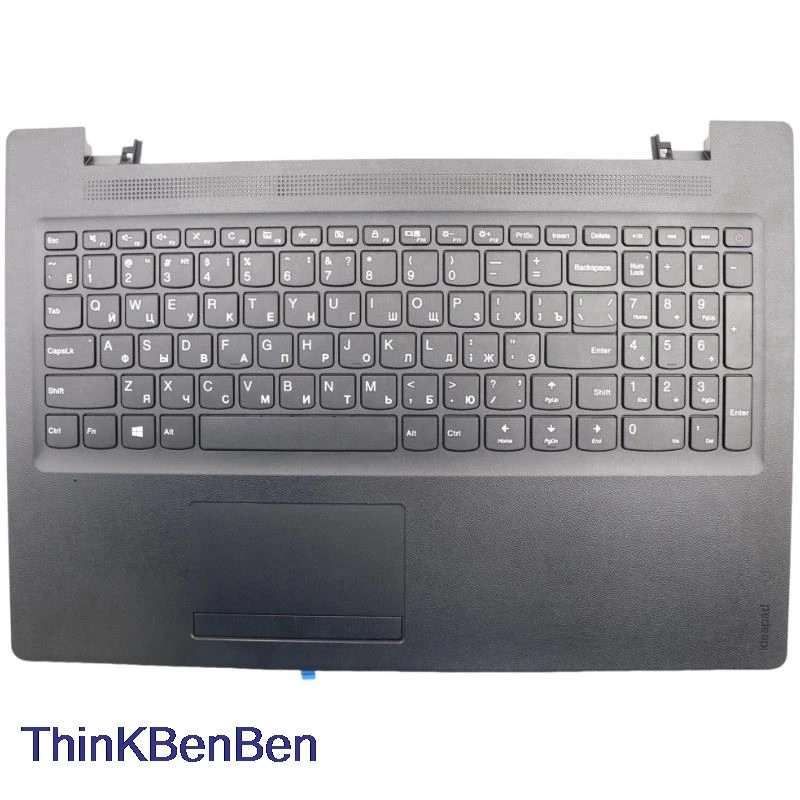 RU Russian Black Keyboard Upper Case Palmrest Shell Cover For Lenovo Ideapad 110 15 15IBR 5CB0L46240