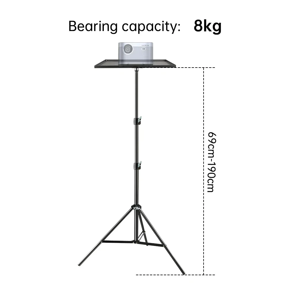 SH 2/2.8M Adjustable Bracket Stand Stainless Steel Tripod Tray Smartphone Camera Laptop Projector Holder Stand Bracket