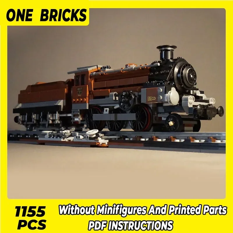 Moc Building Blocks Train Series Crocodile Locomotive Technical Bricks DIY Assembly Construction Toys For Childr Holiday Gifts