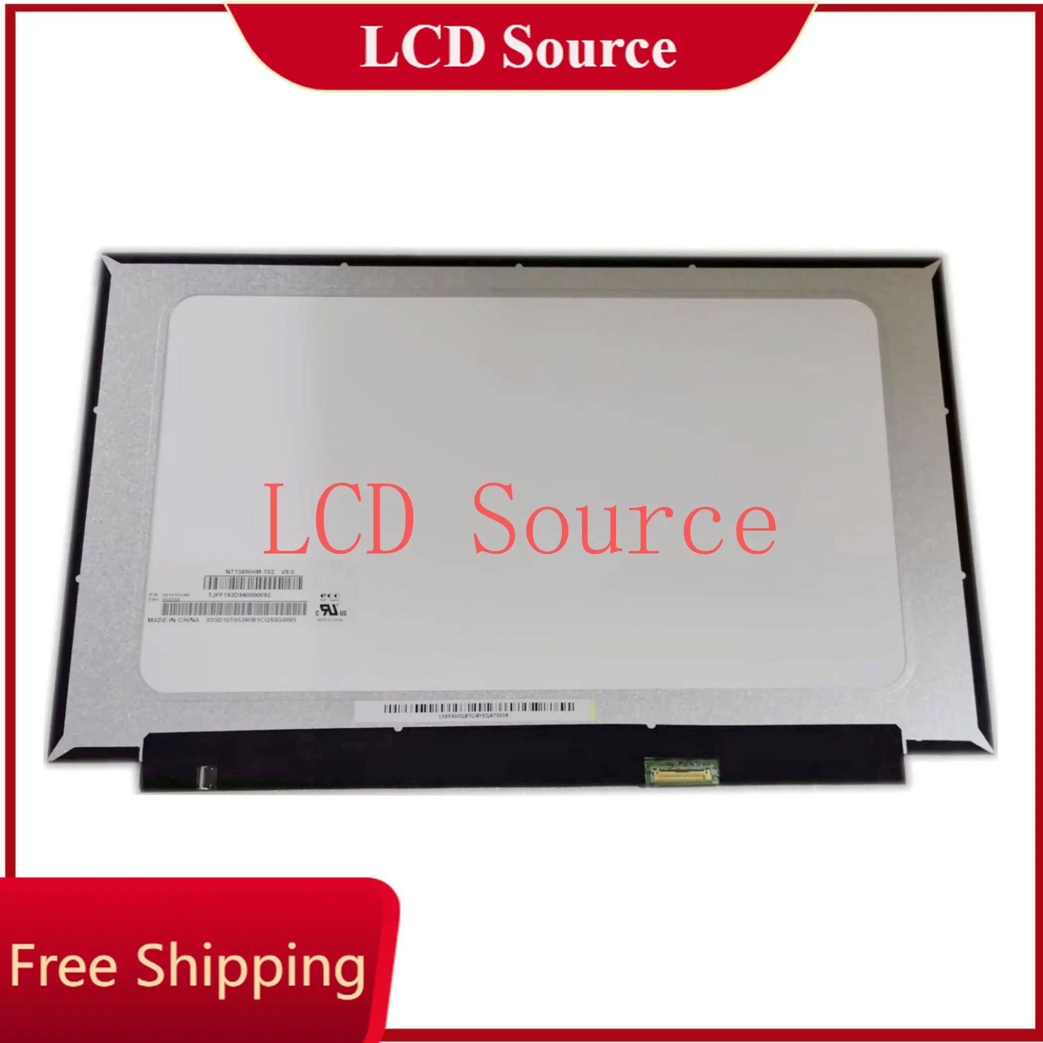 

NT156WHM-T02 V8.0 New 15.6" HD Display Narrow Edge Touch LCD Screen LED for Laptop