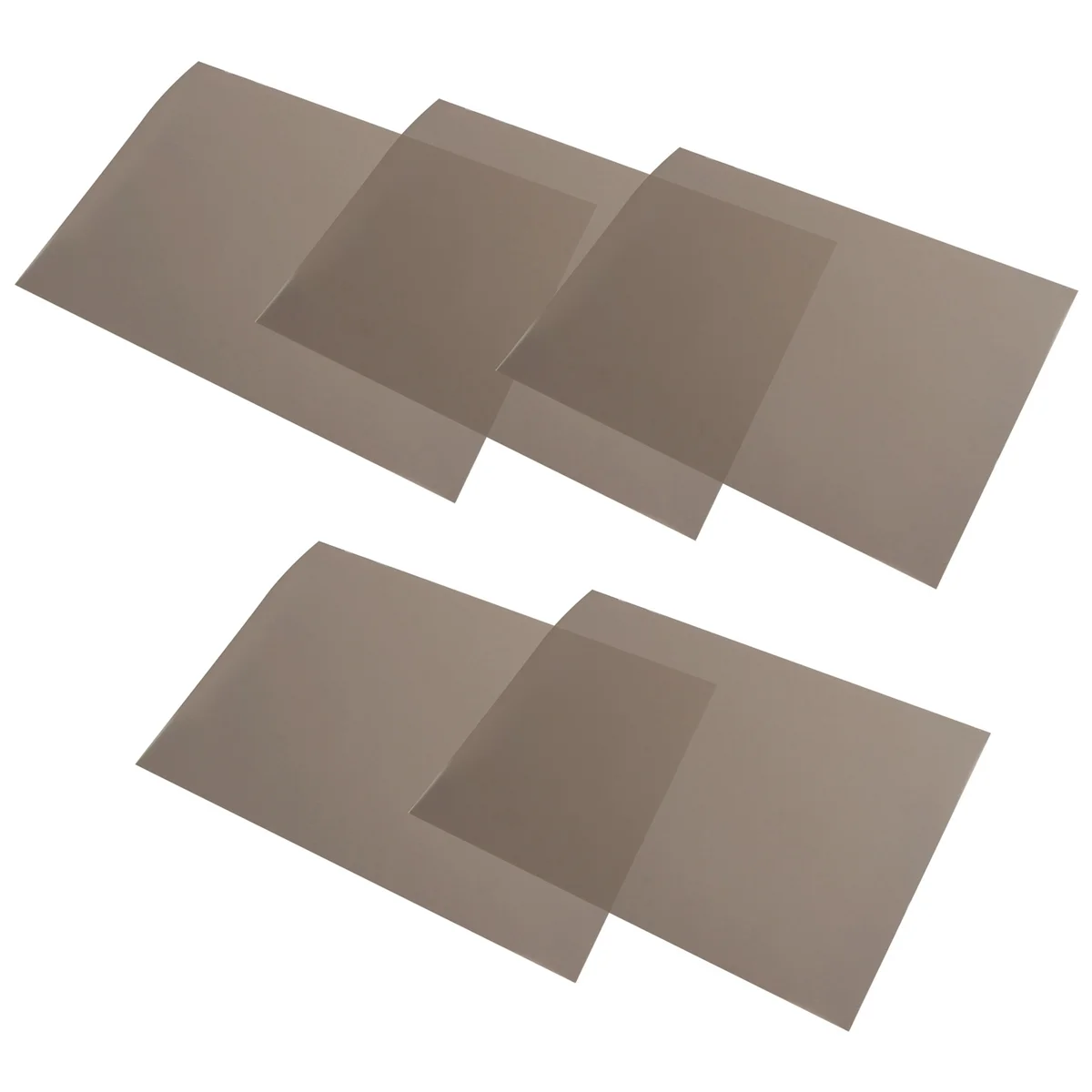 

ABAZJ Linear Polarizer Film LCD/LED Polarized Filter Polarizing Film Sheet for Polarization Photograph 5PCS (No Adhesive)