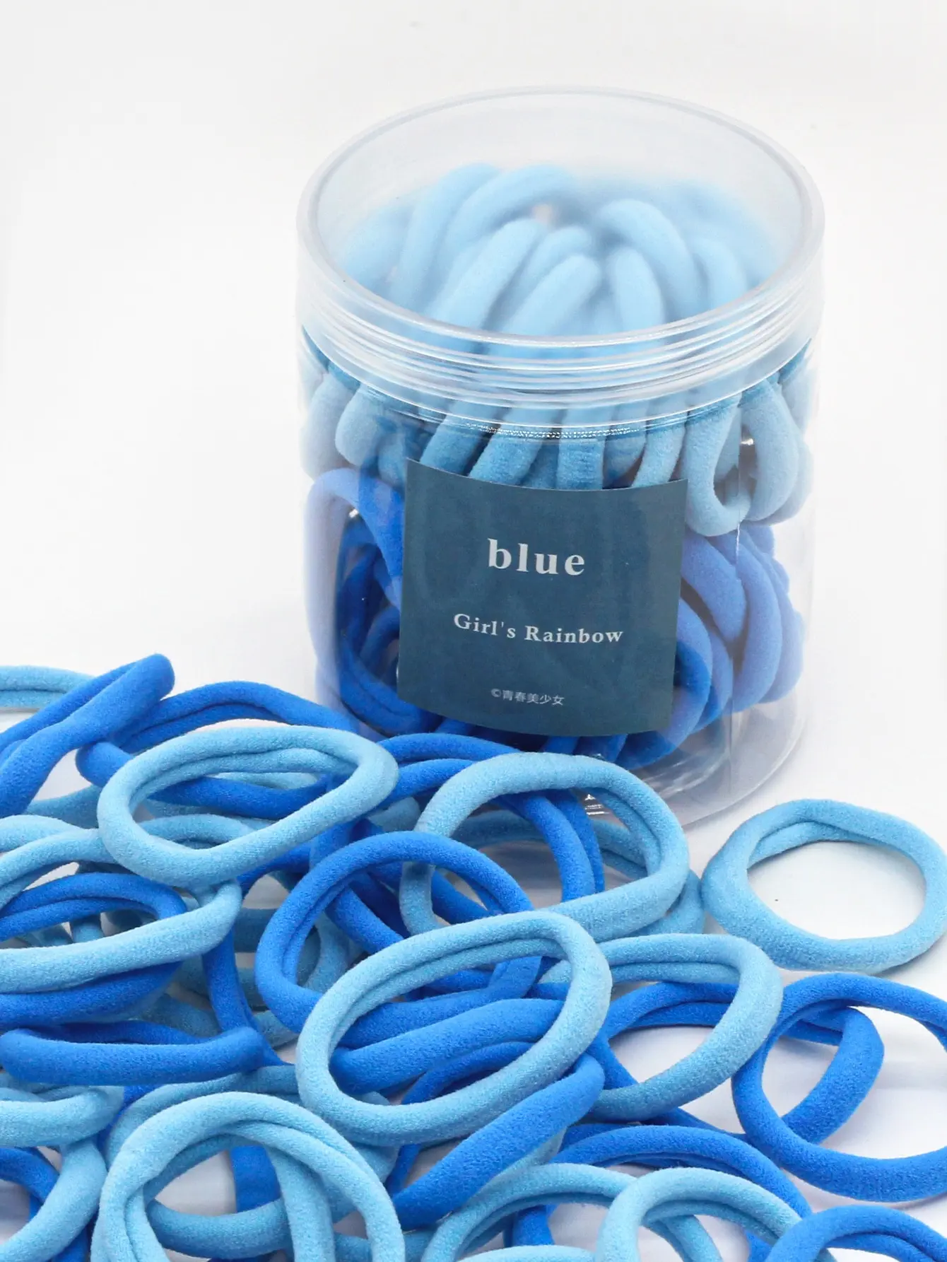 

50pcs/Can Women's Basic High Elasticity Hair Ties For Ponytail, Hairstyle (Assorted Colors) Casual,Woman Head Accessories, Woman Hair Accessories Ponytail Holders Hair Elastics Hair Rubber Bands Scrunchies Hair Rope, Hair Bobbles ,Gym Sport Outfit Gym Bea