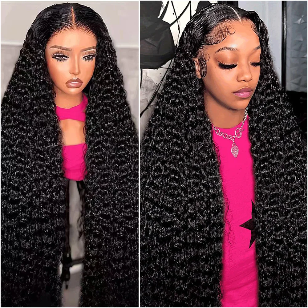 

Парик из натуральных бразильских волос с HD-кружевом 13x6, глубокая волна, 200% плотность, 34-38 дюймов, с кружевной передней частью 5x5, для чернокожих женщин, предварительно прорезанный