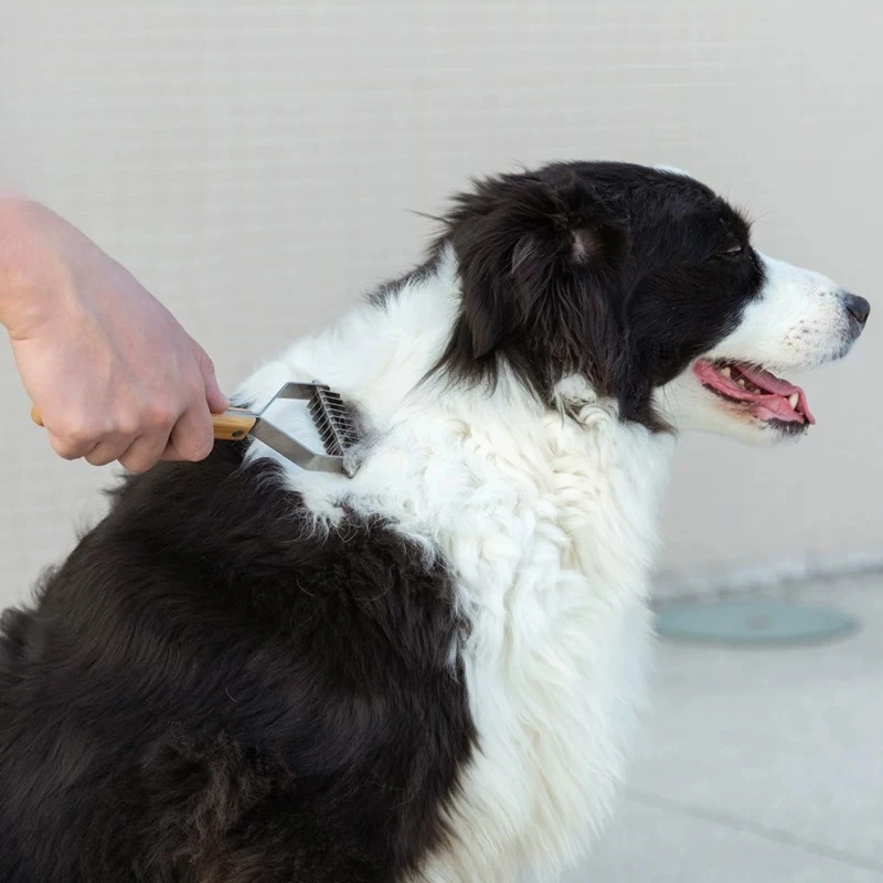 Pet Dog Dog Cat Open Knot Comb To Remove Floating Hair Comb Brush Artifact Supplies Teddy Medium and Large Dog