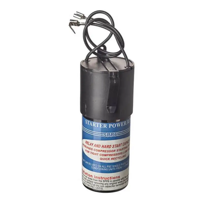 WYORESY Hard Start Capacitor For Air Conditioner Compressor SPP5 SPP6 SPP7 American‑Style AC