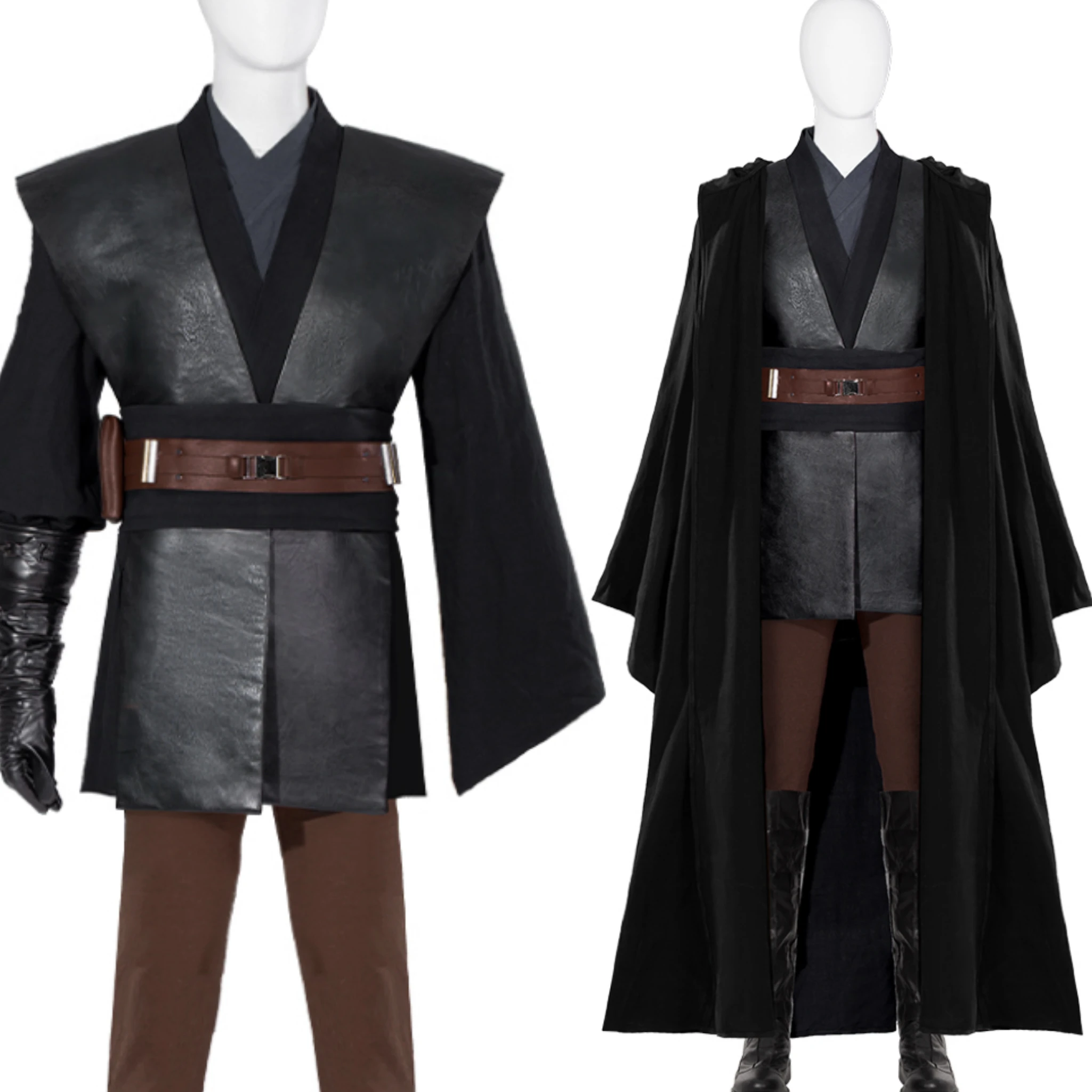 

Anakin Cosplay Adult Man Jedi Costume Halloween Carnival Party Clothing