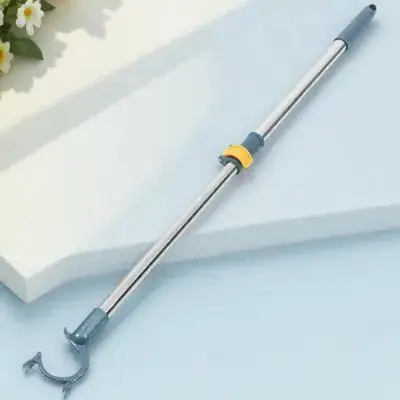 

Adjustable Clothesline Pole Retractable Closet Reach Rod Strong and Easy to Stretch Hanging Rod for Clothes