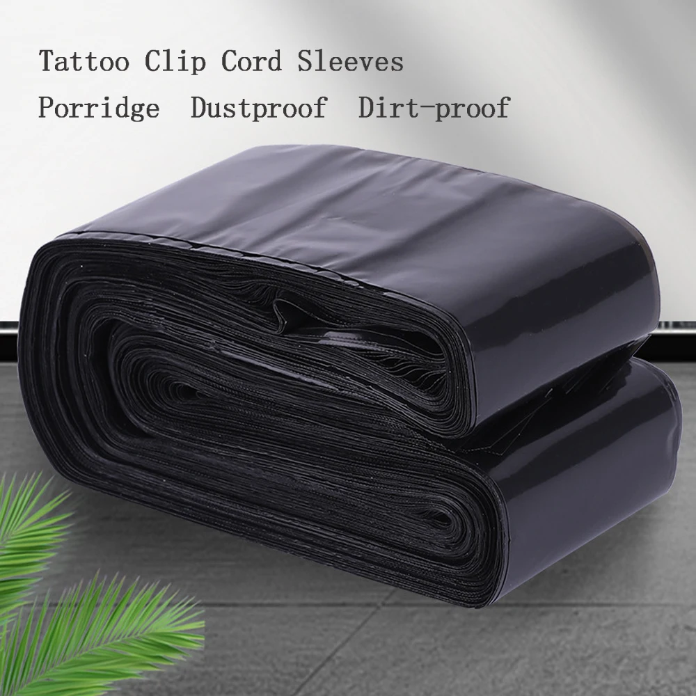 Tattoo Clip Cord Sleeves 5X60cm Plastic Tattoo Cover Disposable for Permanent Makeup Machine Supplies