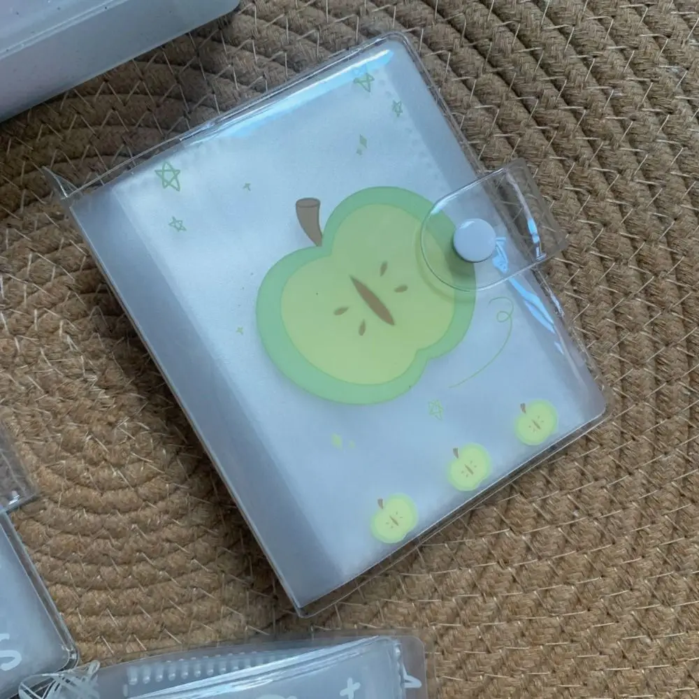 Simple M5 3 inch Photocards Holder Transparent Rain Series Photo Album Loose Leaf Idol Card Collection Binder