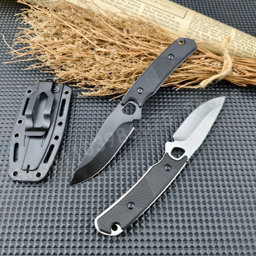 

Мини-прямой нож KS 2048 с лезвием 8Cr13Mov и ручкой из нейлонового волокна. Основной предмет для кемпинга на открытом воздухе. Острый фруктовый нож.