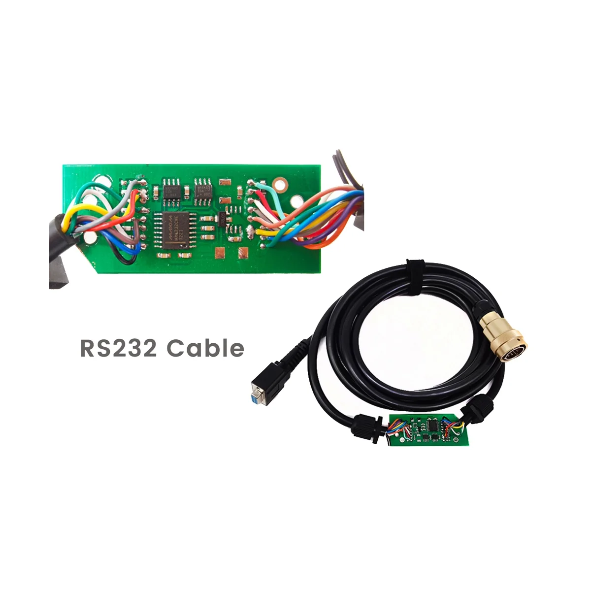 

OBD2 Connector Cable Diagnostic Tool Scanner Tool RS232 To RS485 Connection Cable for Mercedes-Benz C3