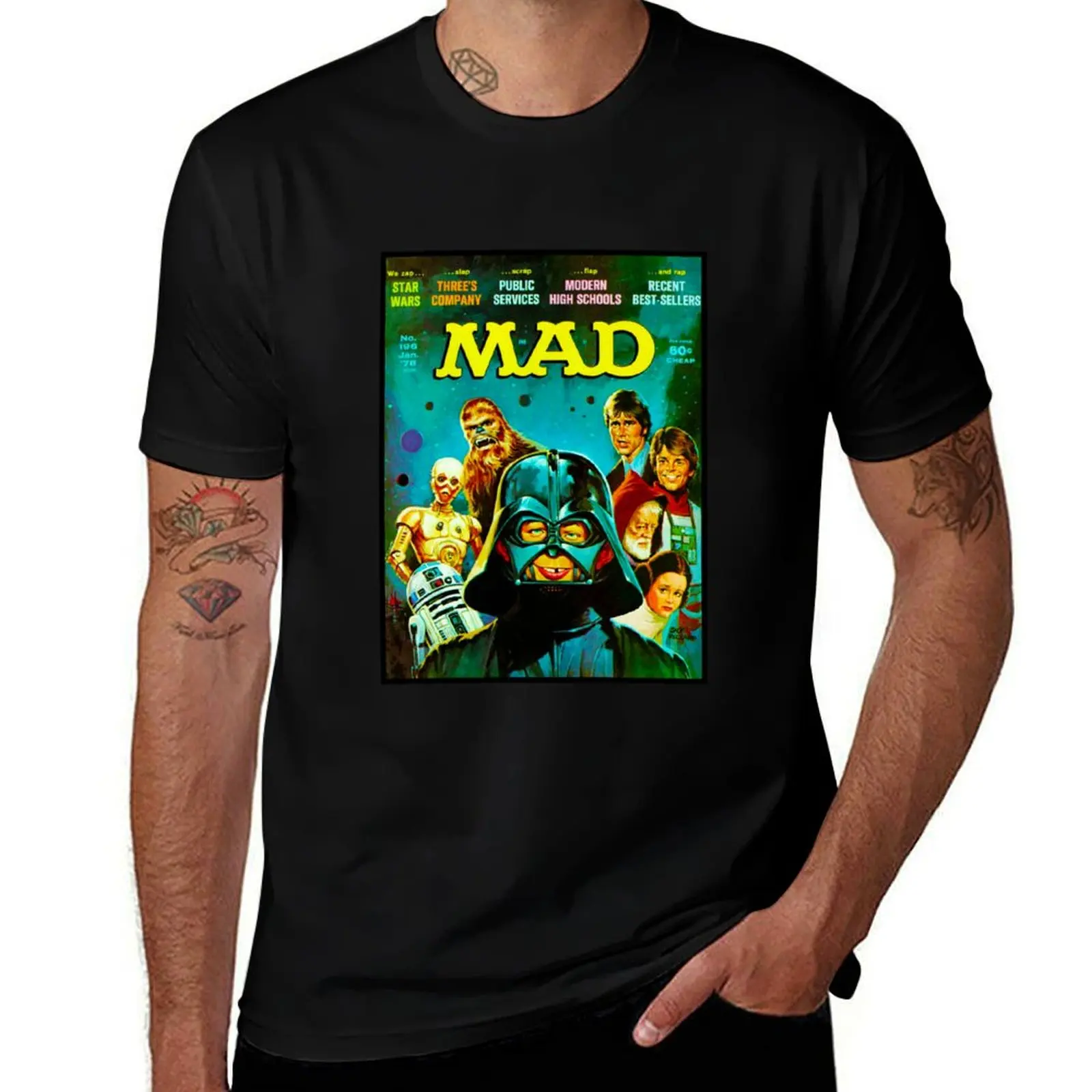 

A GREAT CLASSIC MAD MAGAZINE COVER, #196 T-Shirt UV Sun Protection Tee Shirt