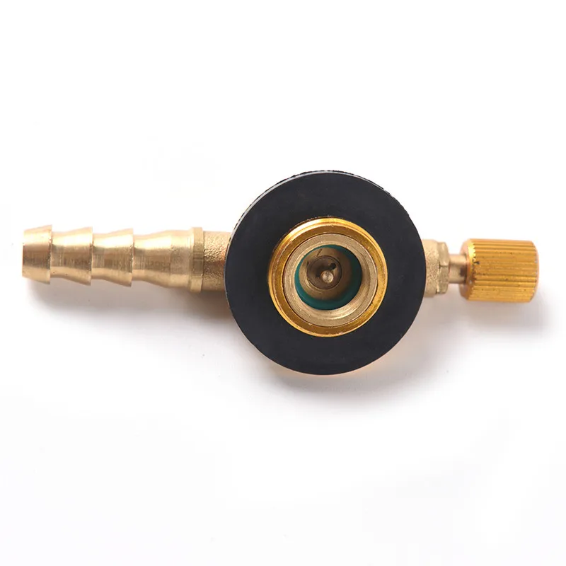 Stainless Steel Outdoor Camping Gas Stove Switching Charging Inflatable Valve Adapter Gas  Tank Cylinder Adapter