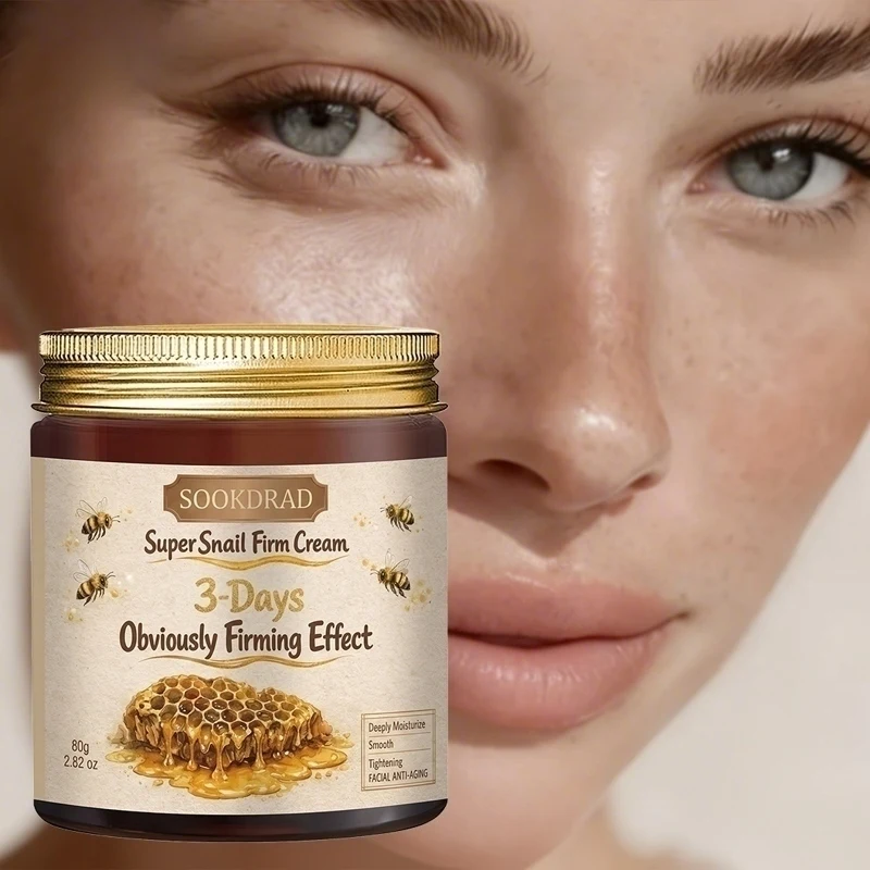 Super Snail Firm Cream, snail extract+bee venom, deeply hydrate, firm face, unisex,80g/2.82oz, all skin types, daily use