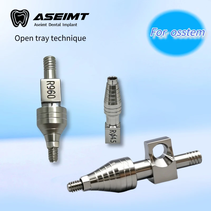 

Совместимый с OSSTEM Open Tray Impression Coping Pick-Up для дентальных имплантатов, внутренний шестигранный адаптер для передачи конформированных заготовок, Open Tray Technique Lab