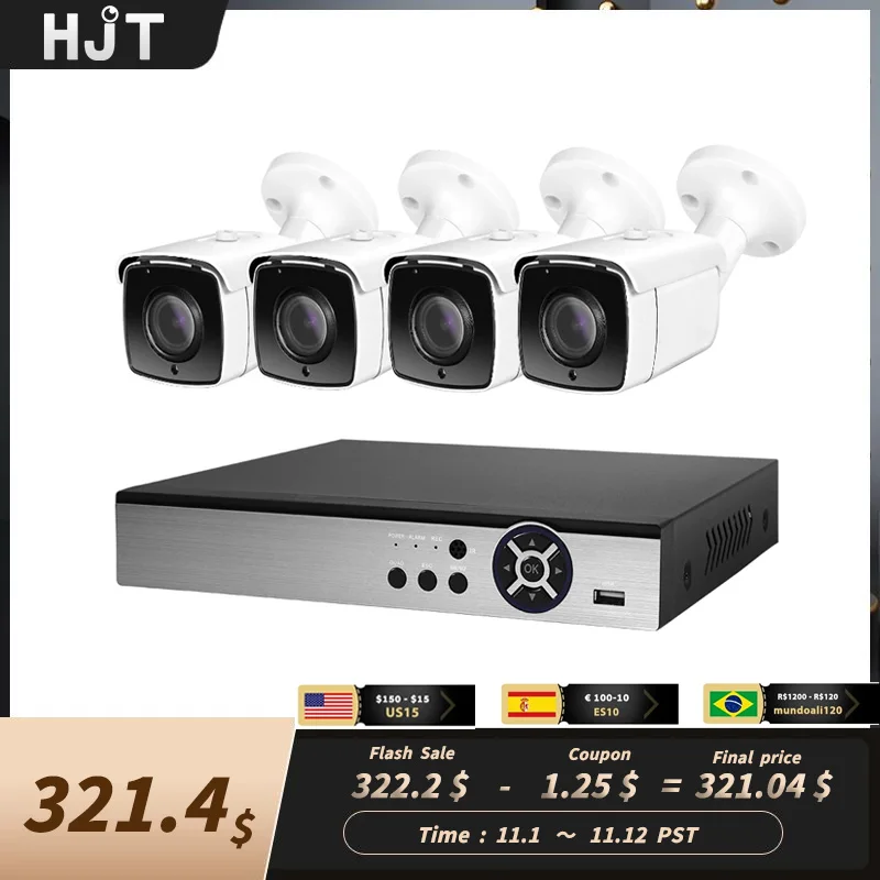 

XMeye 8ch 4K 8MP POE NVR H.265+ Onvif Network Video Recorder 2 HDD 24/7 Face Recognition Recording IP Camera Onvif P2P System