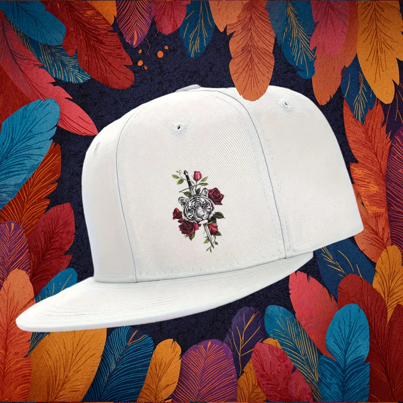 A Baseball Cap Featuring a Romantic Knight Sword Pattern, Designed for Men, Suitable for All Seasons, Perfect for Urban Leisure,