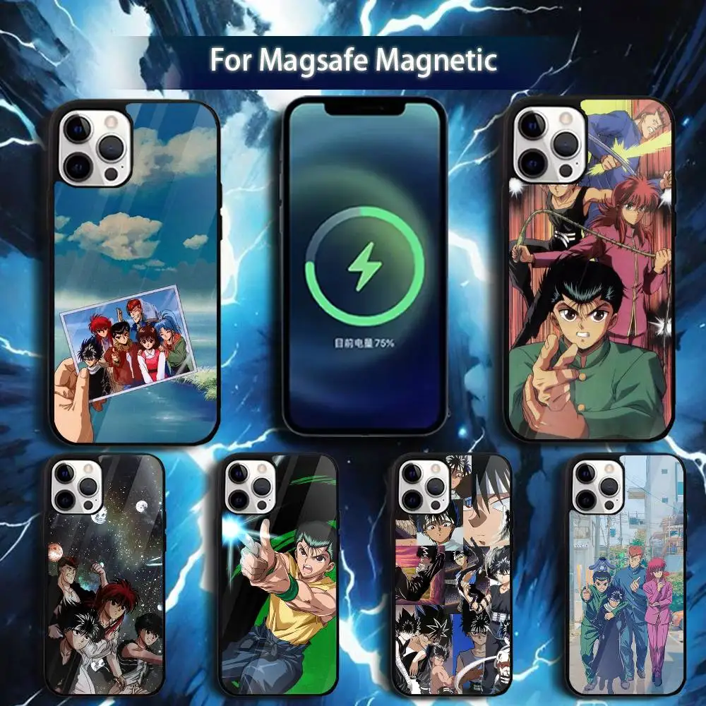 

Y-Yu Yu H-Hakusho Anime Phone Case For iPhone 17,16,15,14,13,12,11,Pro,Max,Plus,Mini,Magsafe,Magnetic Wireless Charging Case