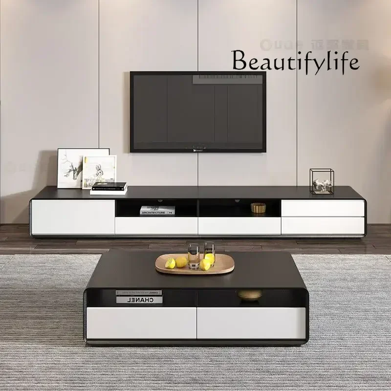 BJ R Wood Living Room Tv Table Mobile Modern Retro Shelf Storage Universal Tv Stands Drawers Suporte Para Tv Chinese Style Furni