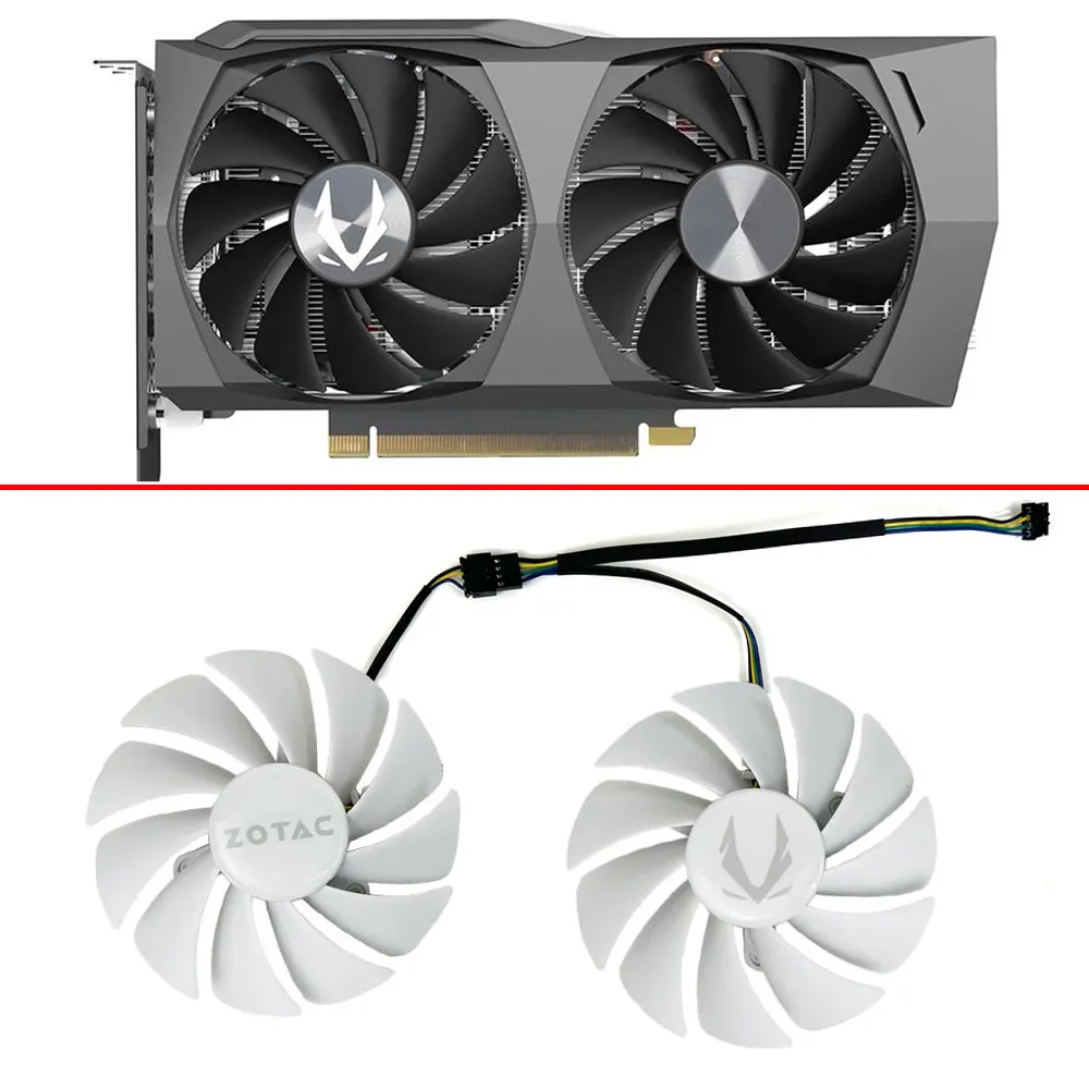 

Cooling Fan For ZOTAC Gaming RTX 3060 Twin Edge RTX3050 RTX3060Ti Graphics Card GPU Cooler FAN 88mm CF9015H12S