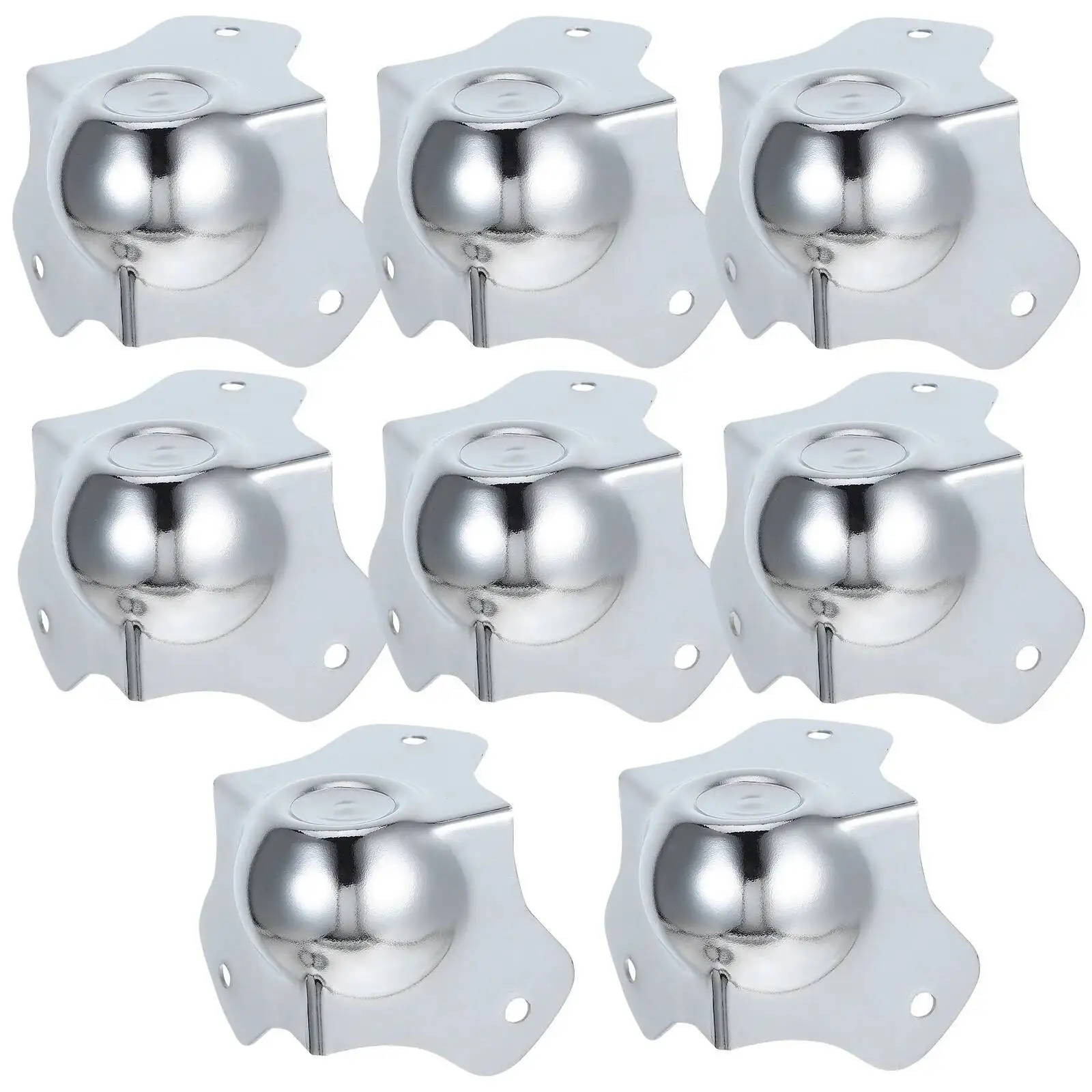 

8Pcs Metal Ball Corner Protector Sturdy Spherical Edge Guard For Tables Amplifier Cabinet Furniture Case Protective Cover Anti
