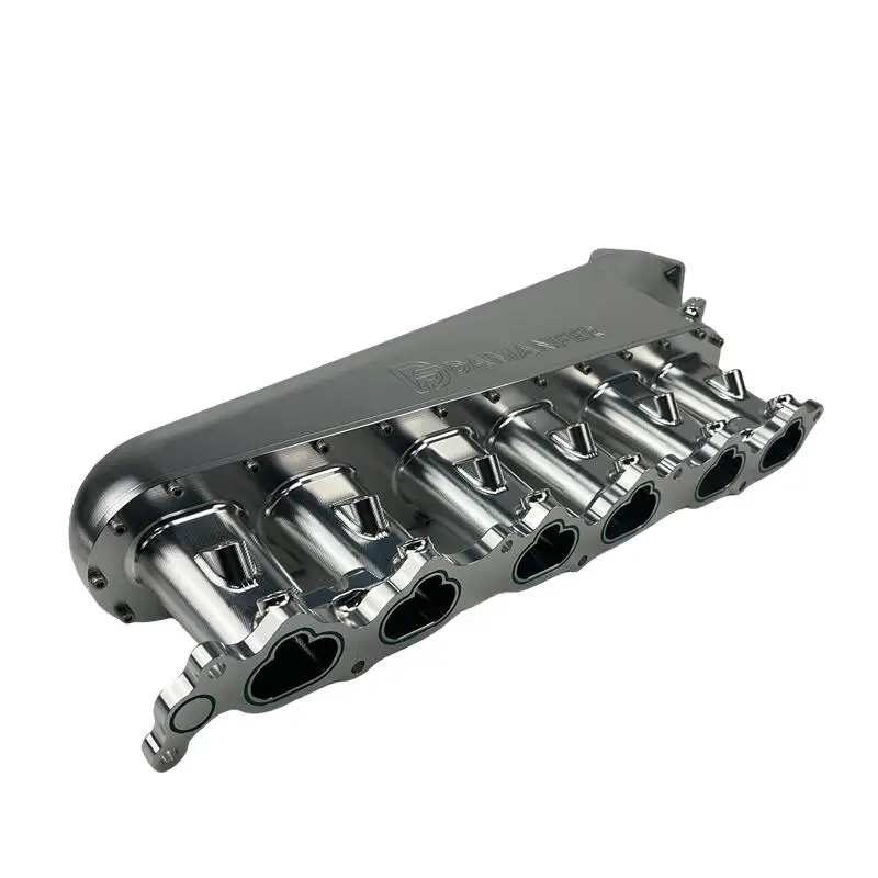 Factory Customized 6061-T6 aluminum  Billet CNC for for toyota 2JZ GTE 90mm Throttle Body Fuel Rail Intake Manifold