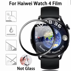 Protective Film For Huawei Watch 4 3D Curved Edge Protection Cover HD Clear Films Screen Protector For Huawei Watch4 Accessories
