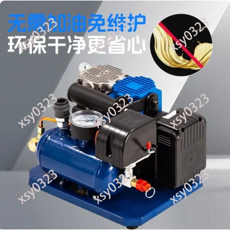 Cordless Brushless Air Compressor, Portable Mini Inflator for Car Tire & Household Inflation Use