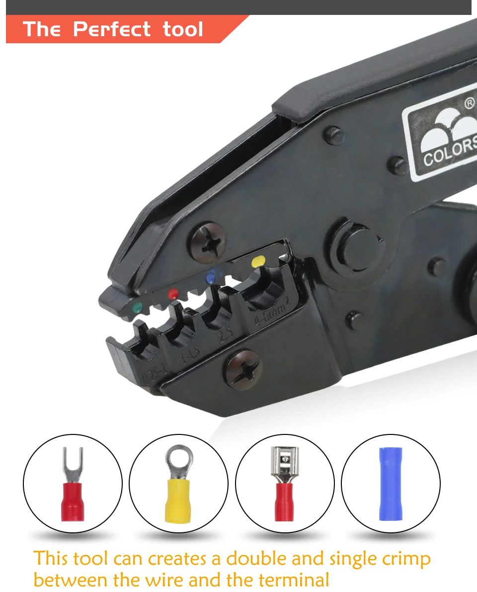 Crimpzange, Klemmwerkzeuge, Kappe/Koaxialkabelklemmen-Set, 230 mm, HS-40J, multifunktional, YEFYM, Kohlenstoffstahl, multifunktional – Detail 3