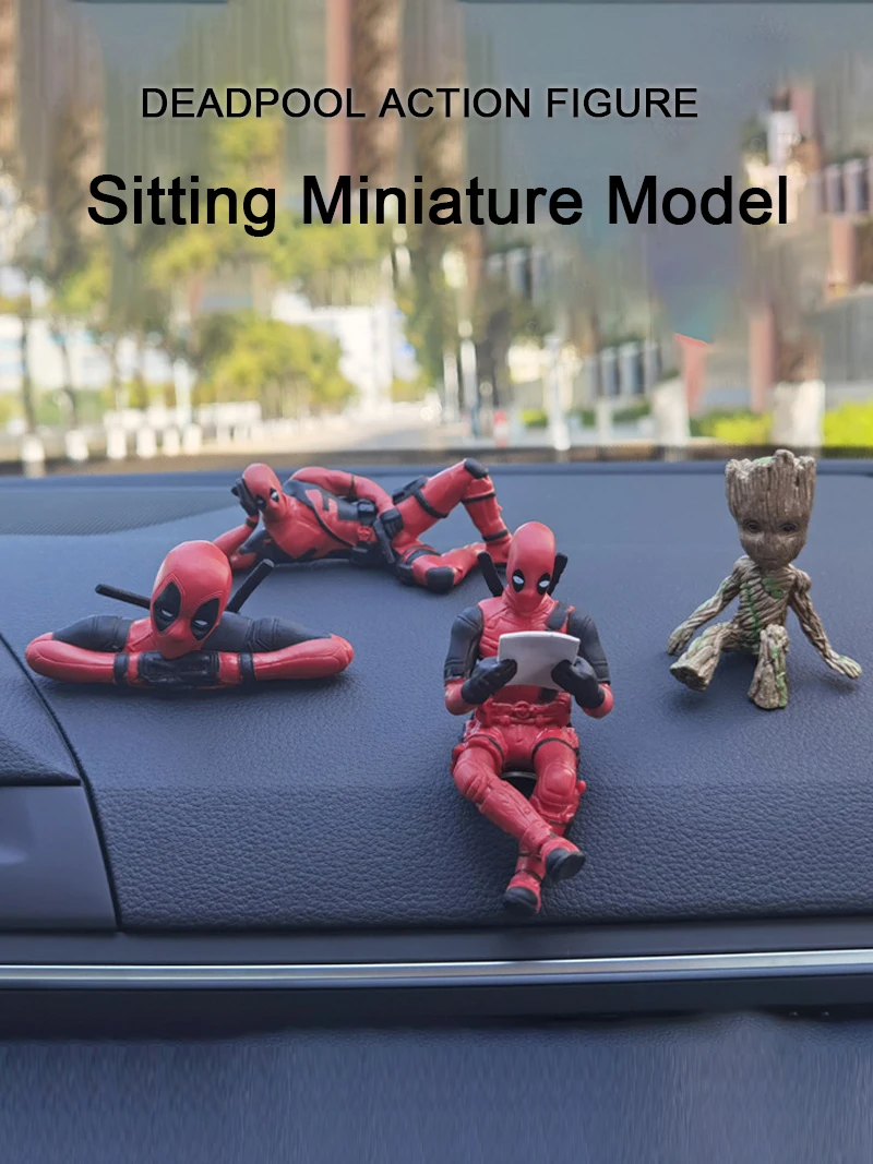 Cartoon-Figur Modell Lustige Niedliche Figur Schreibtisch-Ornament Auto-Dekoration Miniaturmodell Raumdekoration Kunsthandwerk Sammlerstück Geschenk