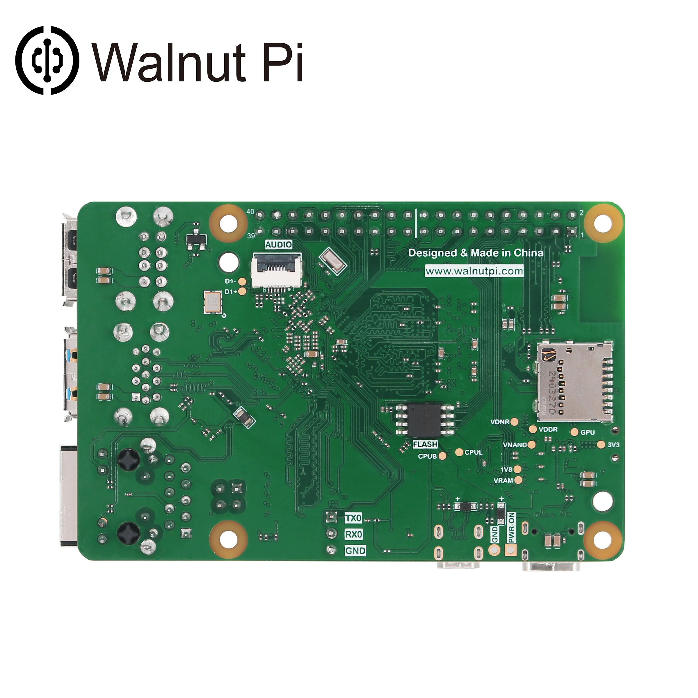 WalnutPi Walnut Pi 2B Allwinner T527 WiFi+BT5.0 Octa-core Linux Development Board EMMC 2TOPS NVMe SSD NPU Mini PC Raspberry Pi