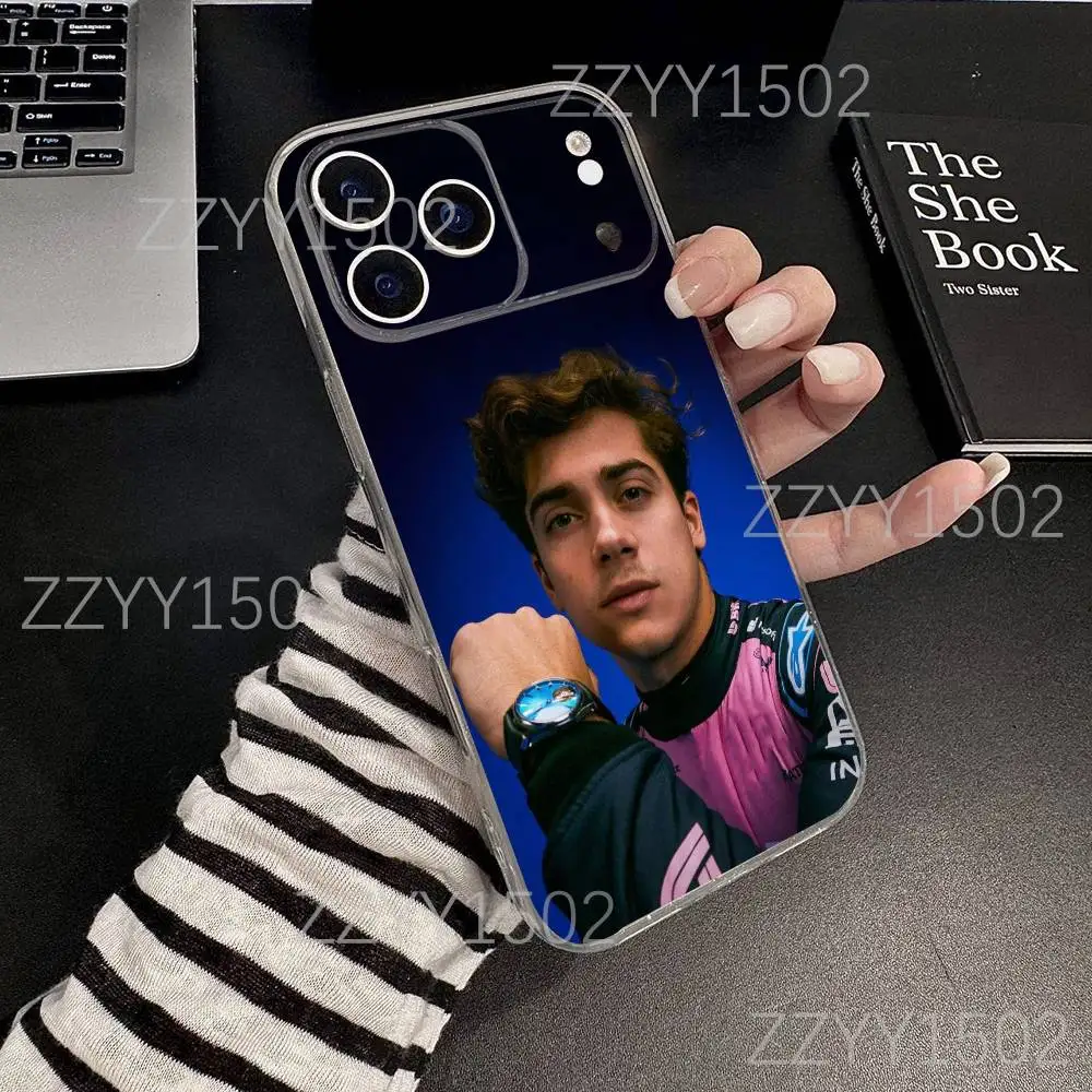 حافظة هاتف F1 Argentina F-FrancoS 43 لهواتف iPhone 17,16,15,14,13,12,11 Pro,Max,Plus,X,XS,XR,SE4,E Mini شفافة ناعمة #6