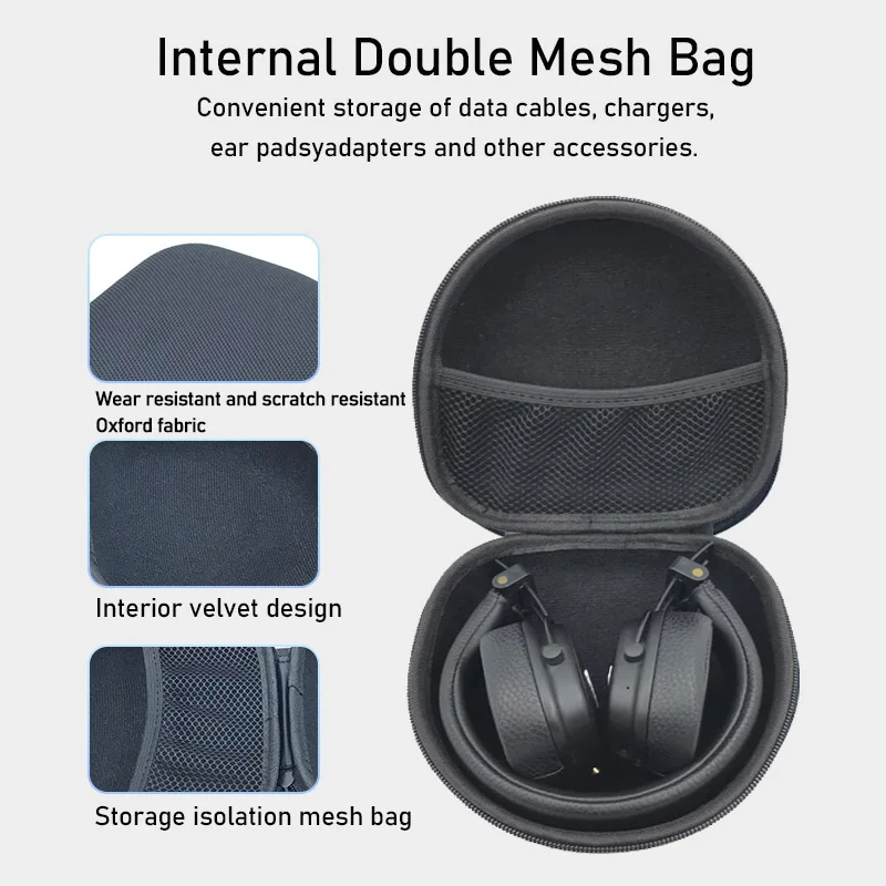 For Marshall Major V/IV/III/II Case EVA Headphone Organiser Travel