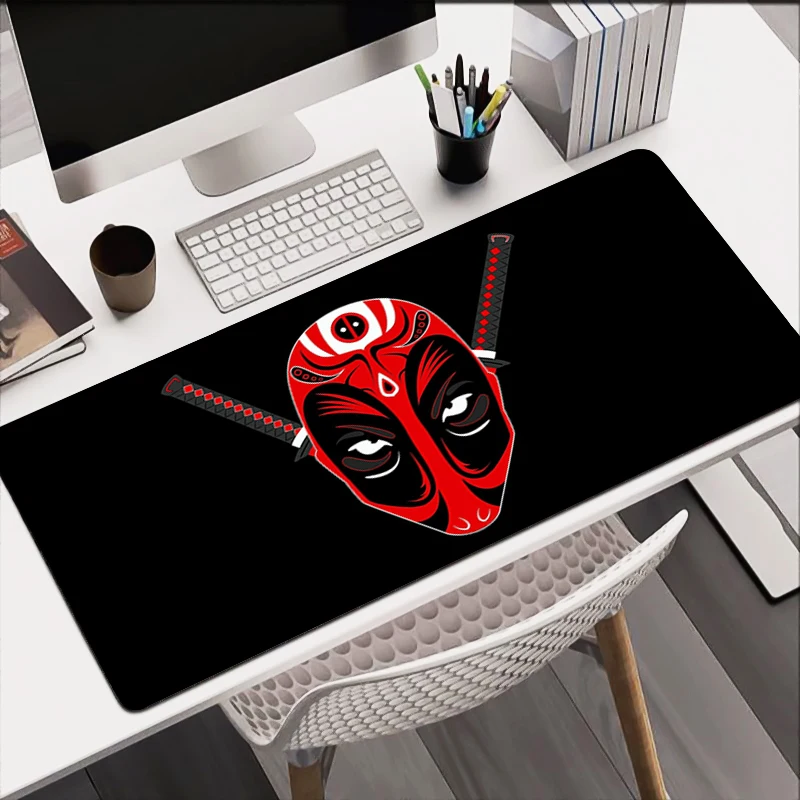 Mousepad D-Deadpools Fashion Mouse Mat New 31.5x11.8In(80x30CM) MousePads Office Laptop Carpet Soft Anti-slip Waterproof Desktop