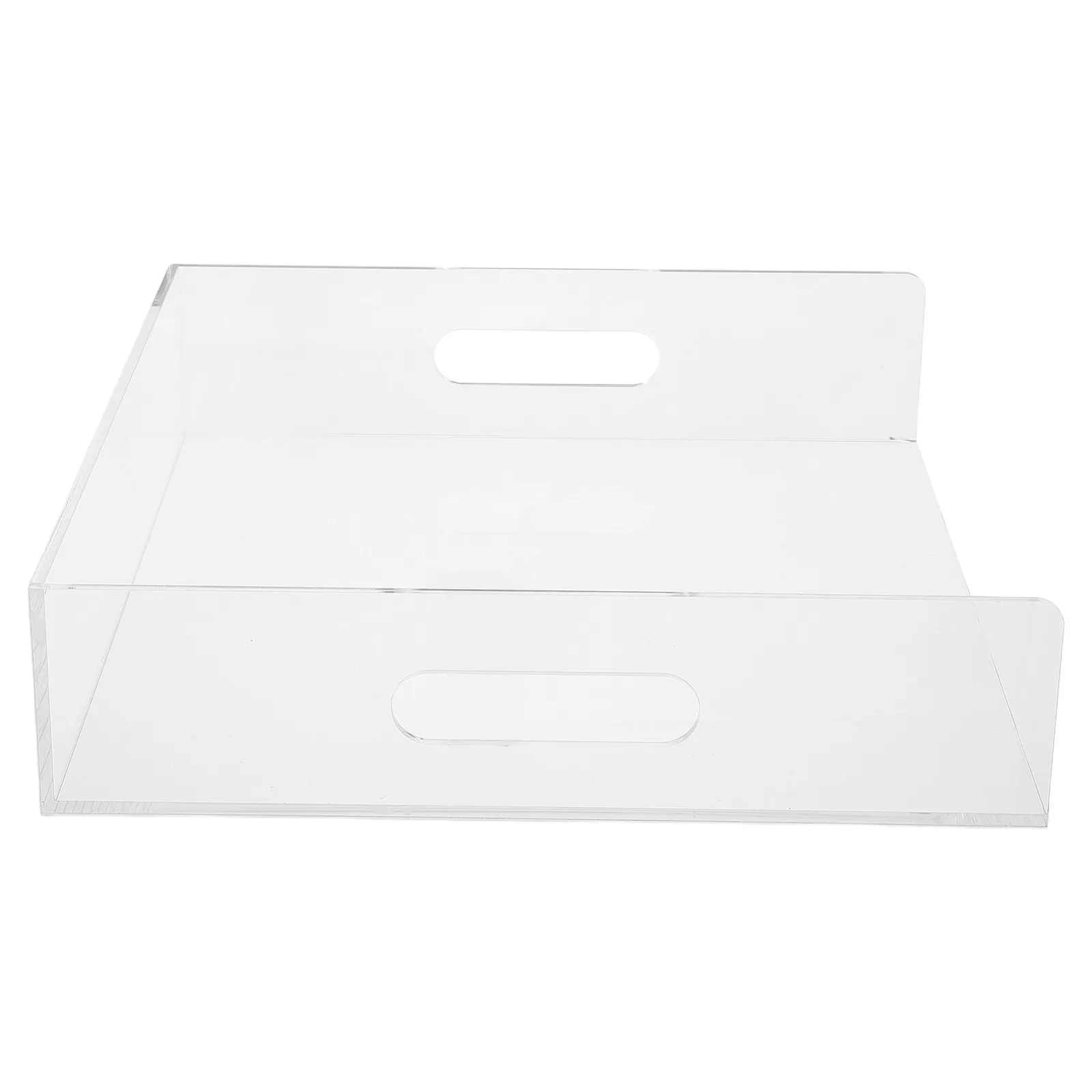 Clear Acrylic Letter Tray Desk Organizer Paper File Holder Magazine Storage Rack Document Mail Organizer Office Supplies