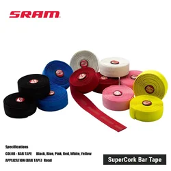 SRAM SuperCork Bar Tape Road GRIP Light and durable all-purpose tape  Available in a range of color options