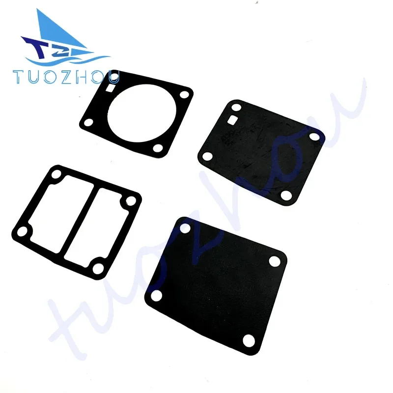 369-03302-0 369-03307-0 369-03306-0 369-03303-0 Set guarnizioni coperchio pompa per carburatore motore fuoribordo Tohatsu 5HP