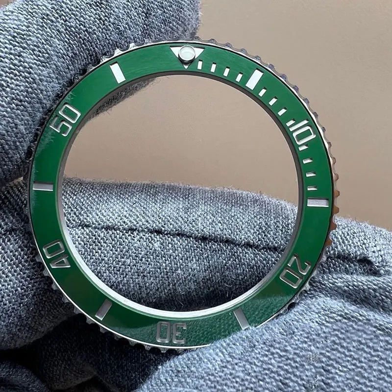 High Quality Ceramic Watch Bezel and With Steel Ring For 41MM SUB Submariner 126610LV, Watch Parts