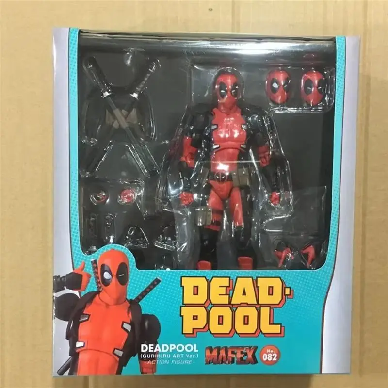 

Marvel 16 см аниме Deadpool Mafex 082 X-Men фигурки комиксов версия Коллекционная модель куклы крутые подарки на день рождения для мальчиков