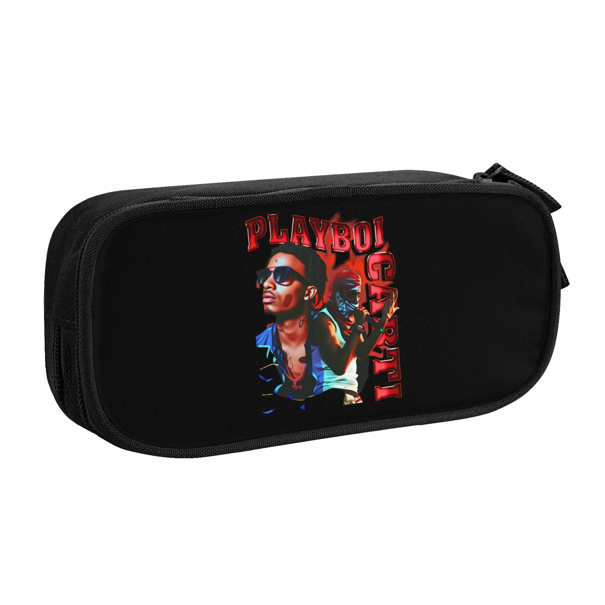 Cute Playboi Carti Rapper Singer Hip Hop  Pencil Cases for Boys Girls Large Capacity  Pencil Box School Accessories