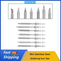 7 Types Mini Stainless Steel Soldering Iron Tips Replacement for TS100 Soldering Iron Mini Soldering Iron Tip Soldering Iron Tip