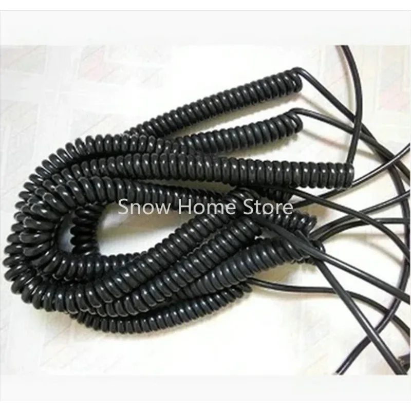 Wholesale 12 15 16 17 18 19 21  Cores Spring Spiral Cable Coiled Cable for CNC Handheld Encoder Manual Pulse Generator MPG