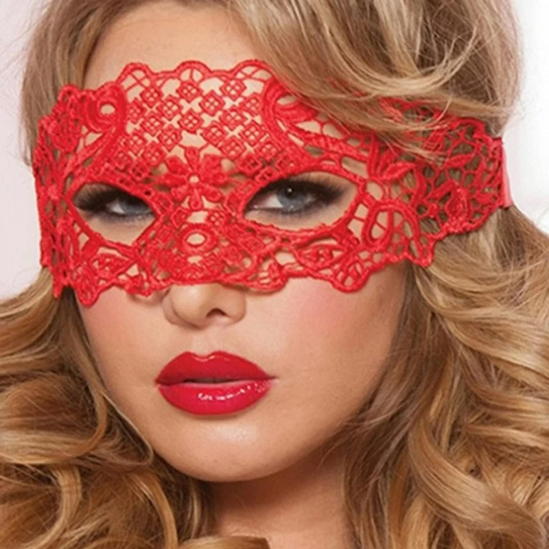 

Women Carnival Mask Hollow Lace Masquerade Face Mask Princess Prom Party Props Black Eye Mask Halloween Costume for Women