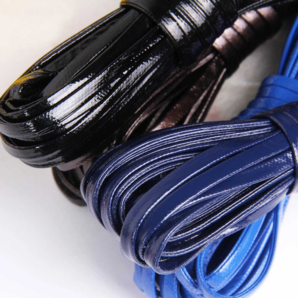 5 Meters 2/3/4mm Candy Color Flat Soft PU Leather Eco-Friendly Faux Leather Cord String Rope DIY Necklace Bracelet Making