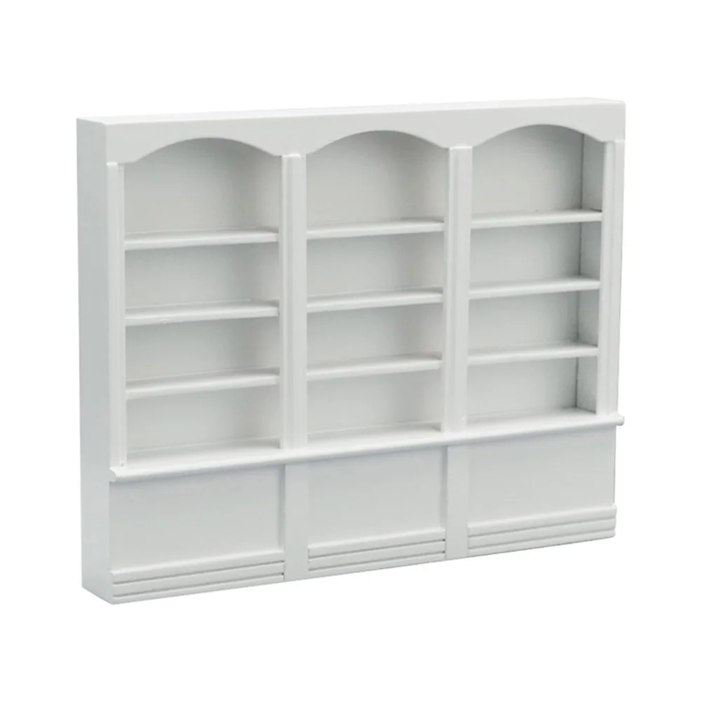 1pc Kreative Bücherregal Umweltfreundliche Mini Schrank Haus Dekoration Display Regal Mini Möbel Zubehör Dreifach Bücherregal