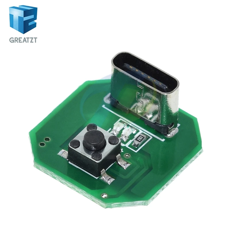 1/5PCS Flashlight Driver Board DIY Circuit Board TypeC Charging Port Charging And Discharging Module For 10W Watt