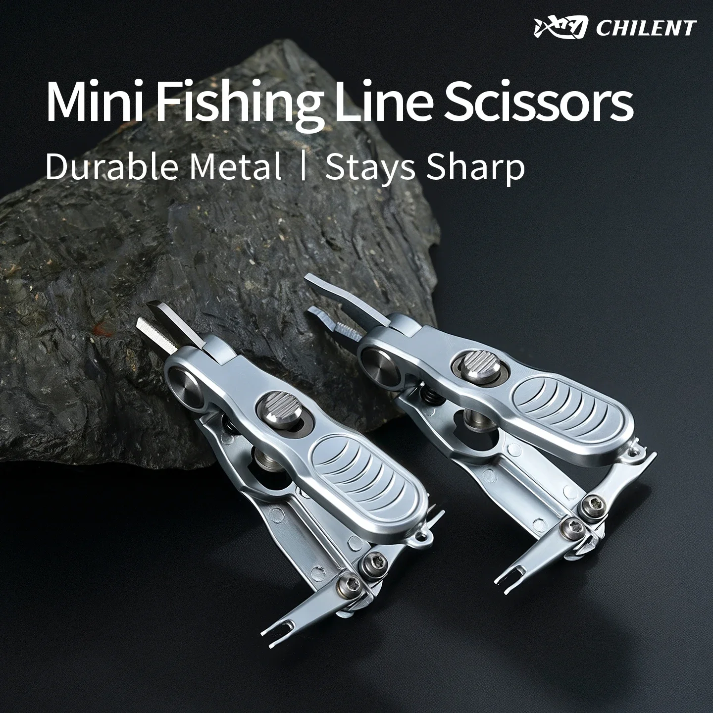 CHILENT Multi-Functional Mini Fishing Scissors Portable Stainless Steel Lure Pliers Cut PE/Carbon Line Fishing Tackle Tool