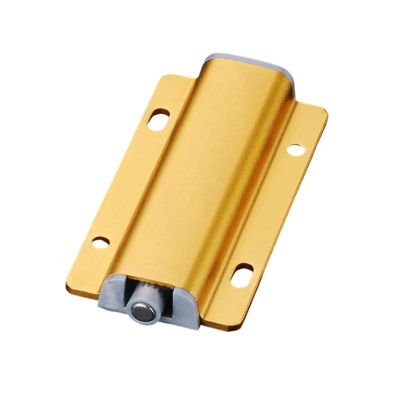 Aluminum Alloy Push to Open Cabinet Door Latch, Magnetic Drawer Pop Up Device for Kitchen Cabinet & Wardrobe