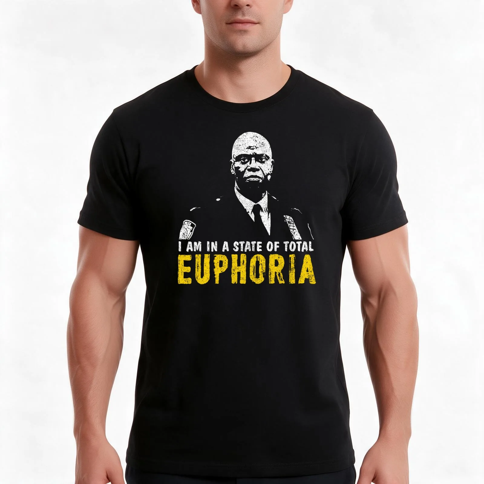 Total Euphoria - Holt T-Shirt, Summer Casual Cotton Tee, Oversized Streetwear Tops, Vintage Graphic Print, Unisex Men Women